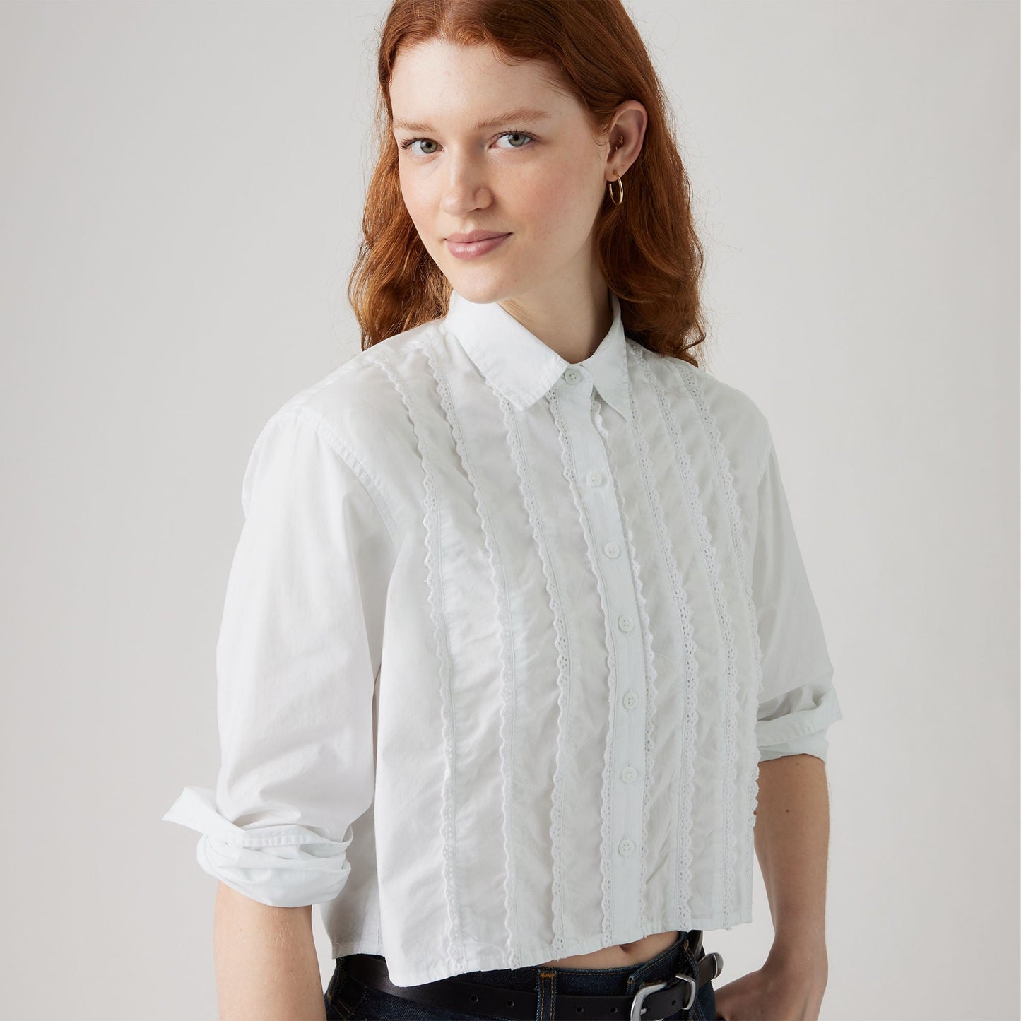 Levi's® Women's Cropped Harlie Tuxedo Shirt