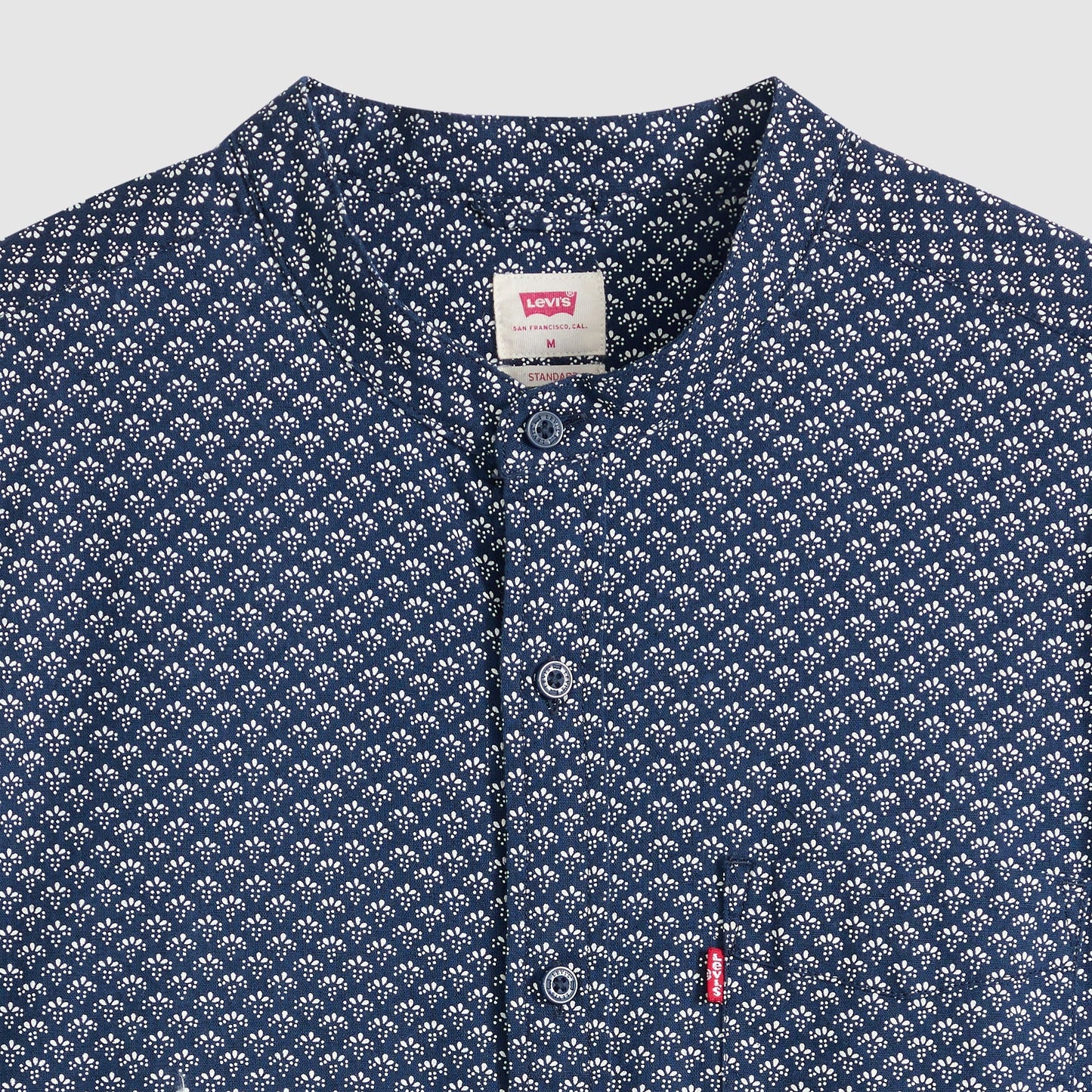 Levi's® Men's Short-Sleeve Banded Collar Shirt