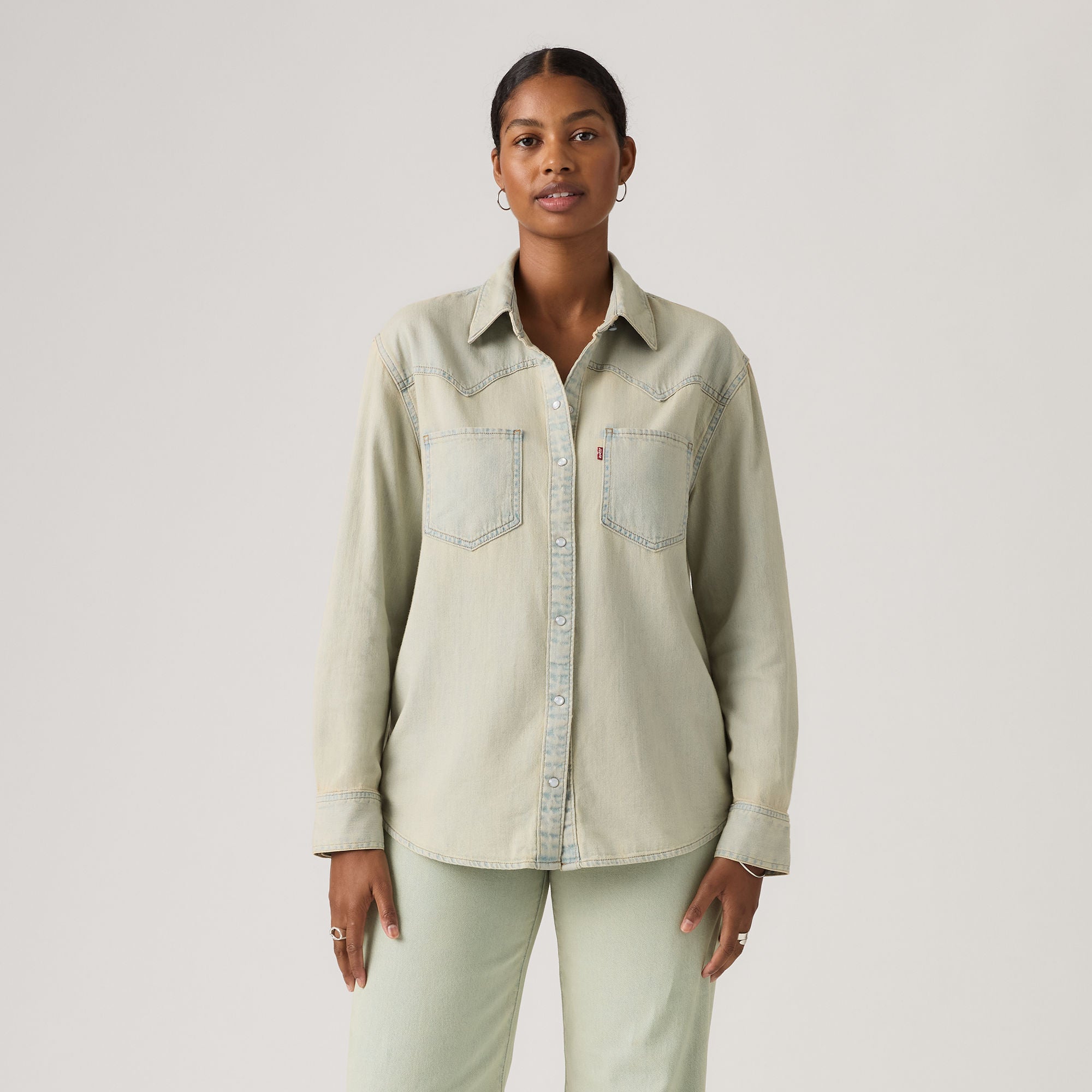 【Isetan Lover 】ludlow Dorothy ブラウス Levi's® Women's Teodora Western Shirt | Levi's ID