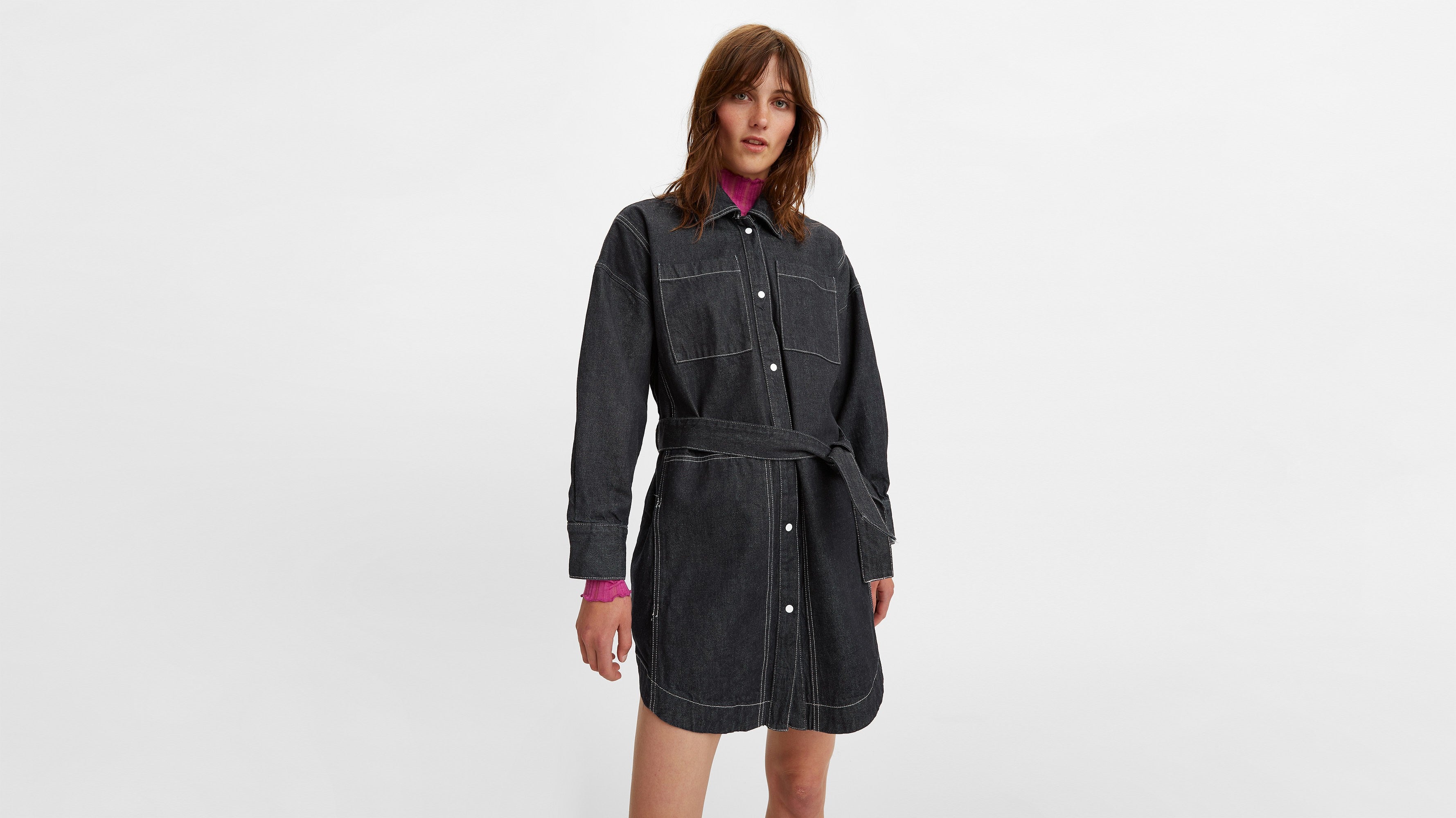 Levi's® Made Crafted® Women's Quilted Utility Coat Shadow Rinse Levi's ID