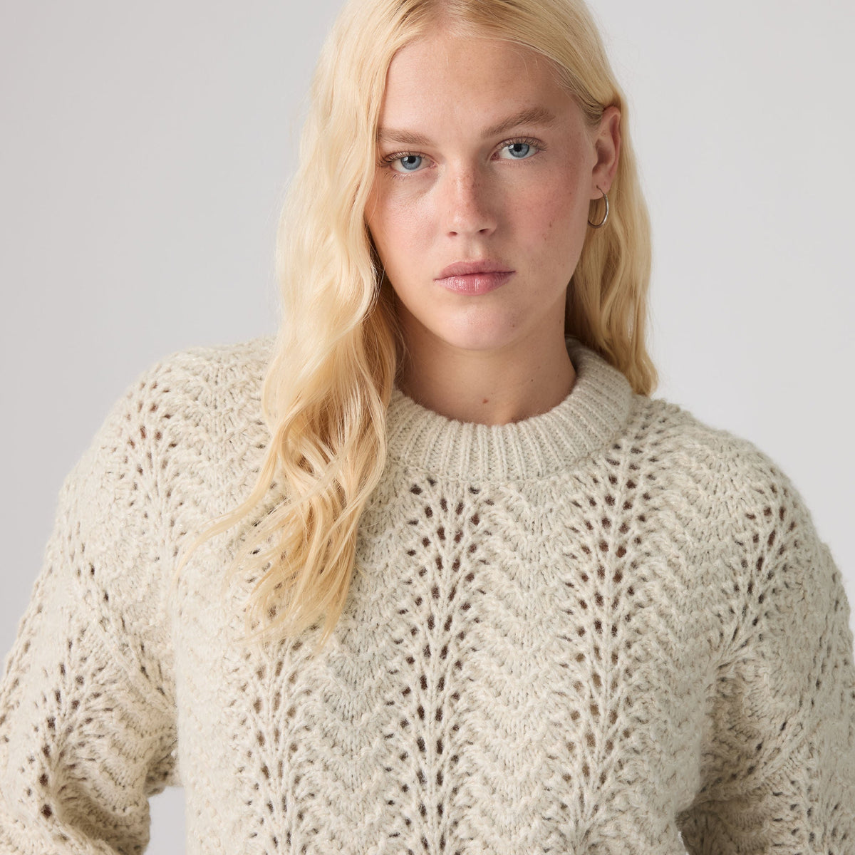 Levi's® Women's Charlotte Pointelle Crewneck Sweater