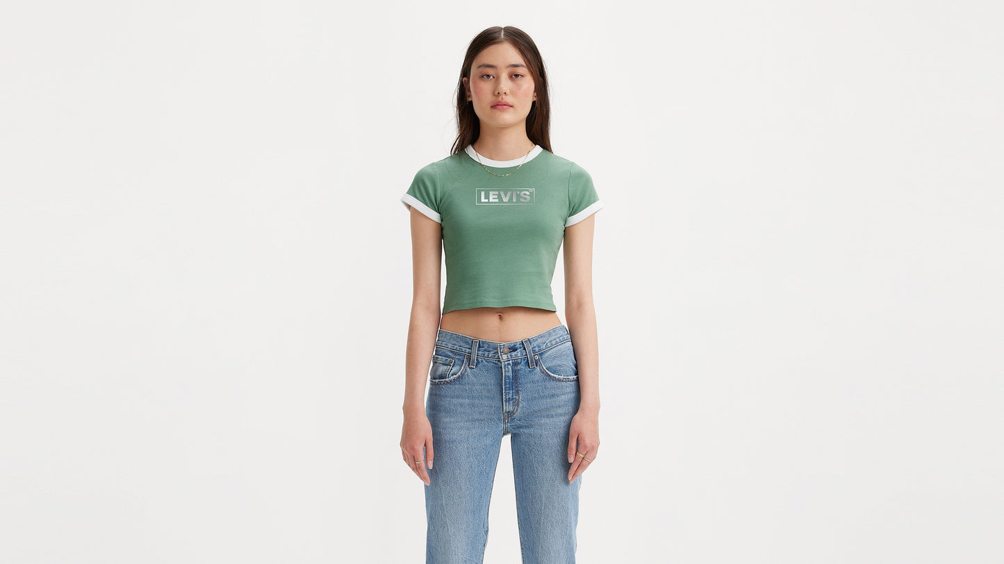 Levi's® Women's Graphic Ringer Mini T-Shirt