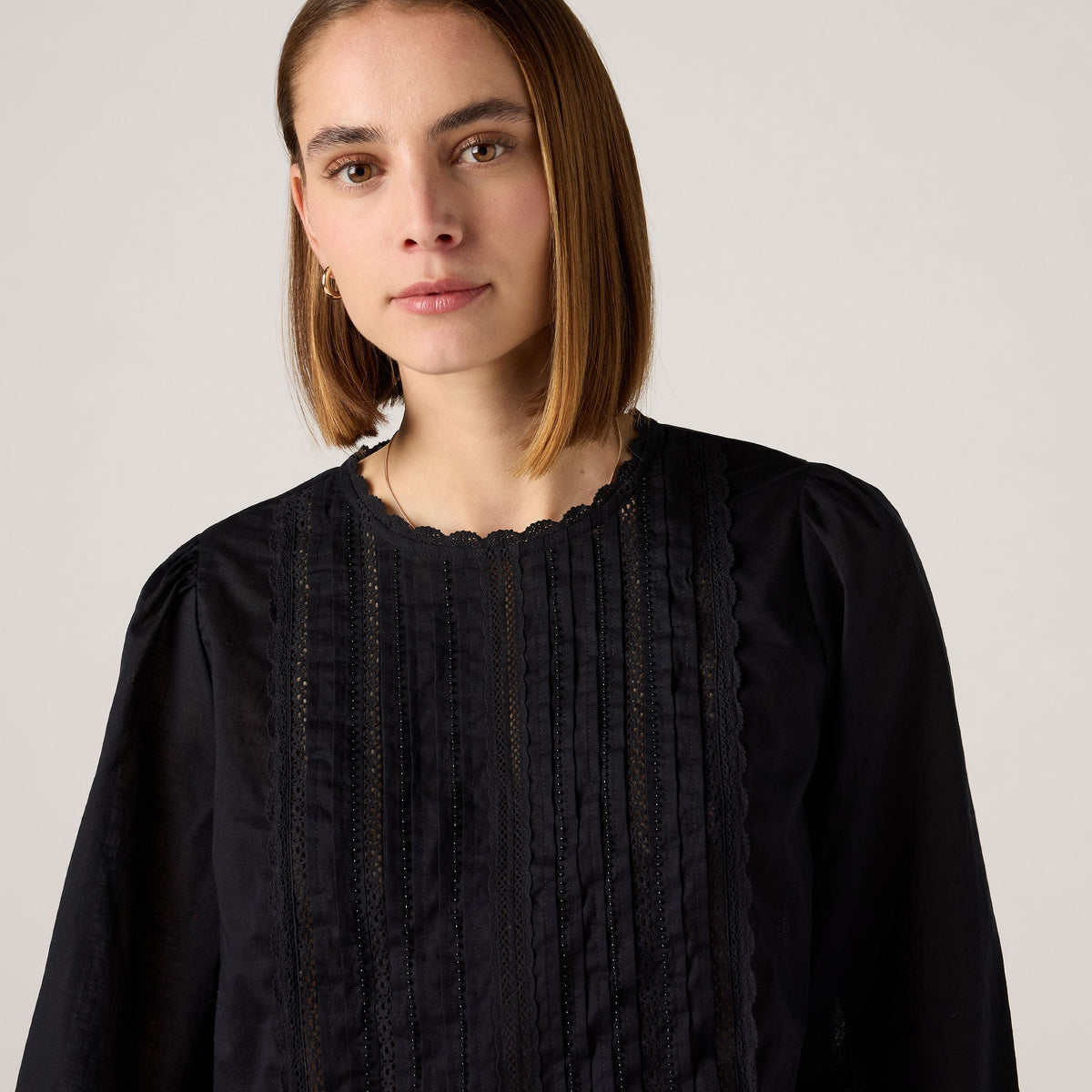 Levi's® Women's Han Long-Sleeve Beaded Blouse