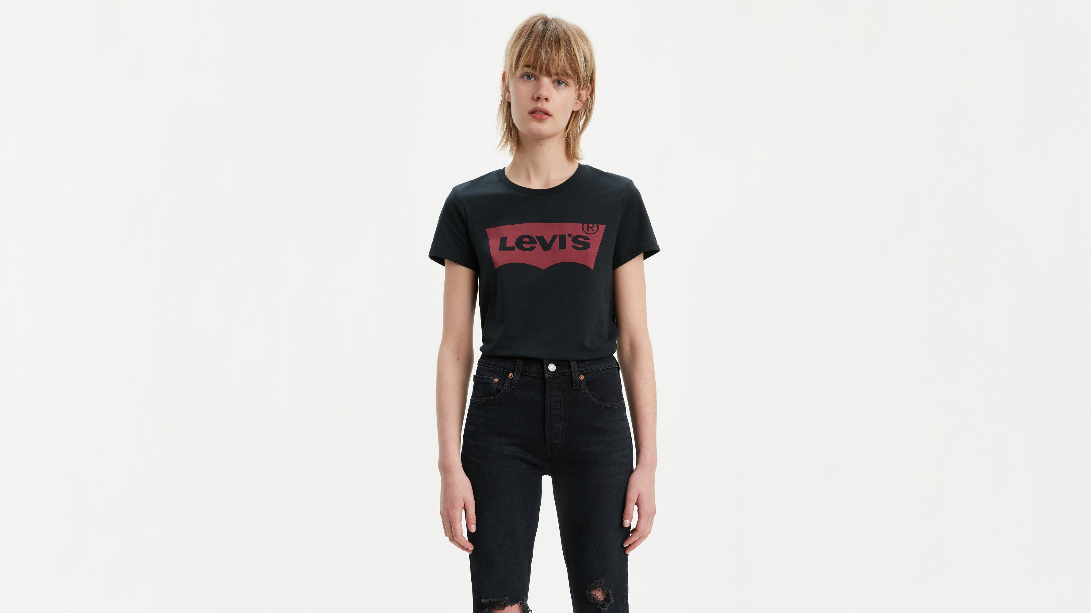 Levi's® Women's Perfect T-Shirt Mineral Black Levi's ID