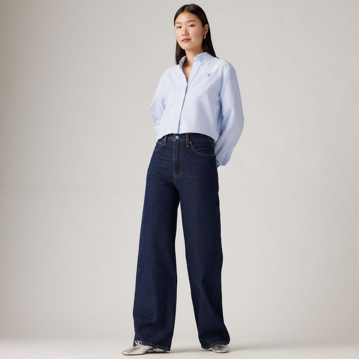 Levi’s® Women’s Ribcage Wide-Leg Jeans