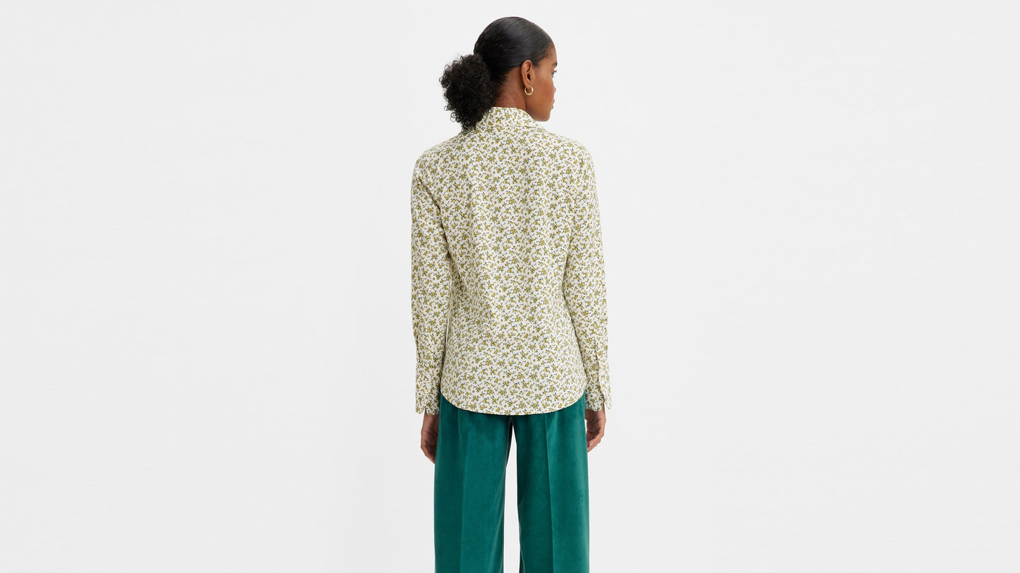 Maeve Blouse Elodie Floral Moss