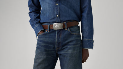 Levi's® Men's Western Plaque Belt