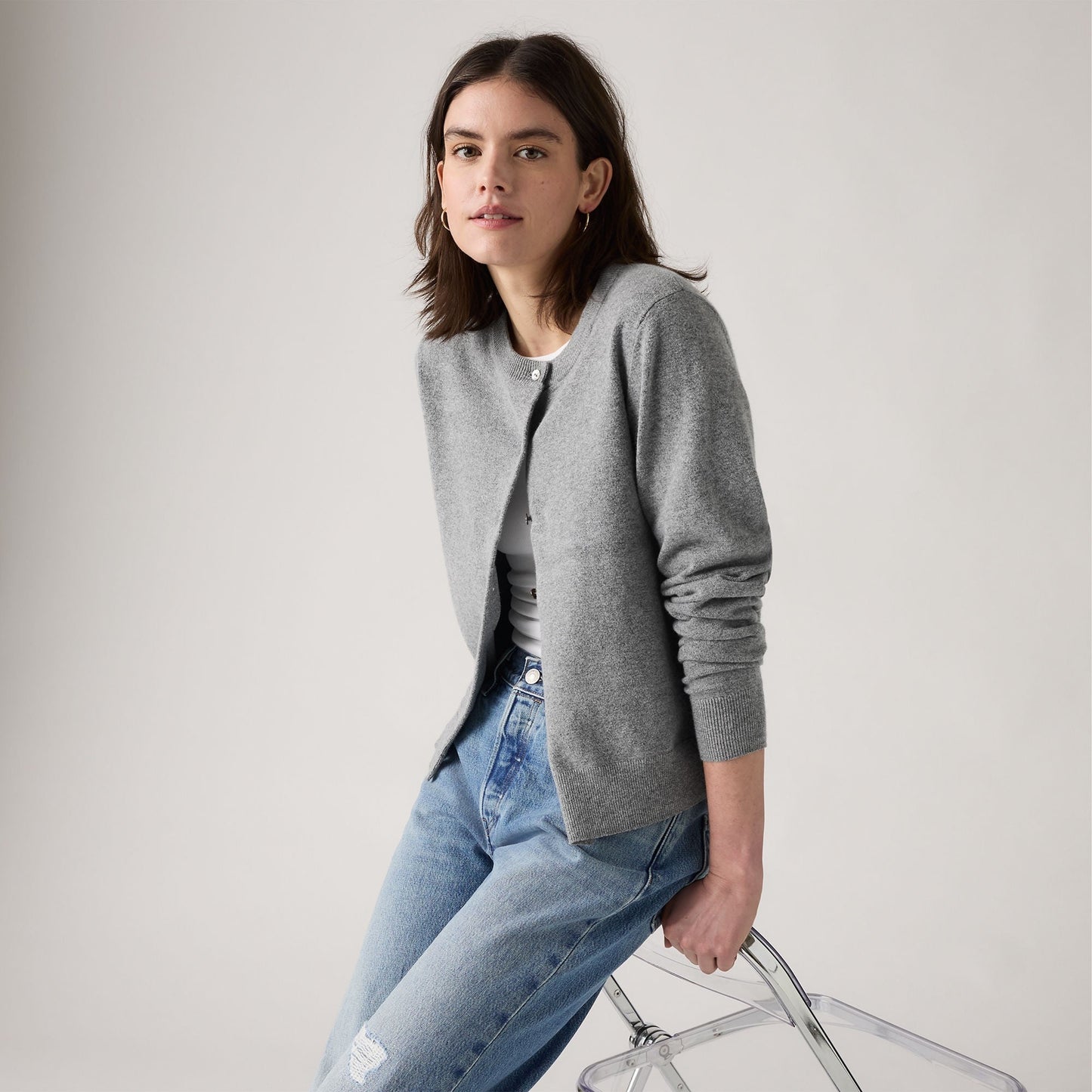 Levi's® Women's Supersoft Crewneck Cardigan