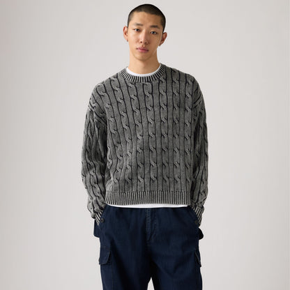 Levi's® Men's Carmel Cable Crew Sweater