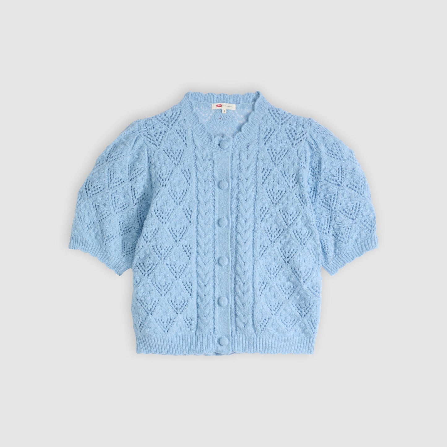 Levi's® Women's Pauline Pointelle Short-Sleeve Cardigan