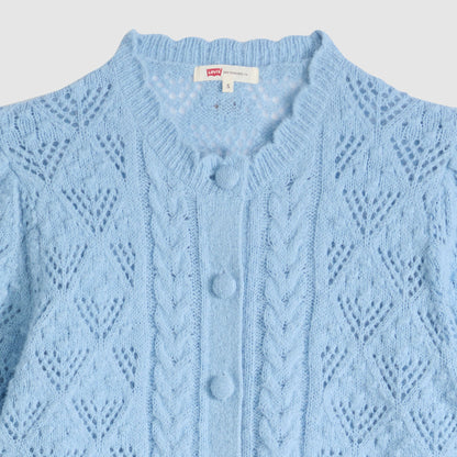 Levi's® Women's Pauline Pointelle Short-Sleeve Cardigan