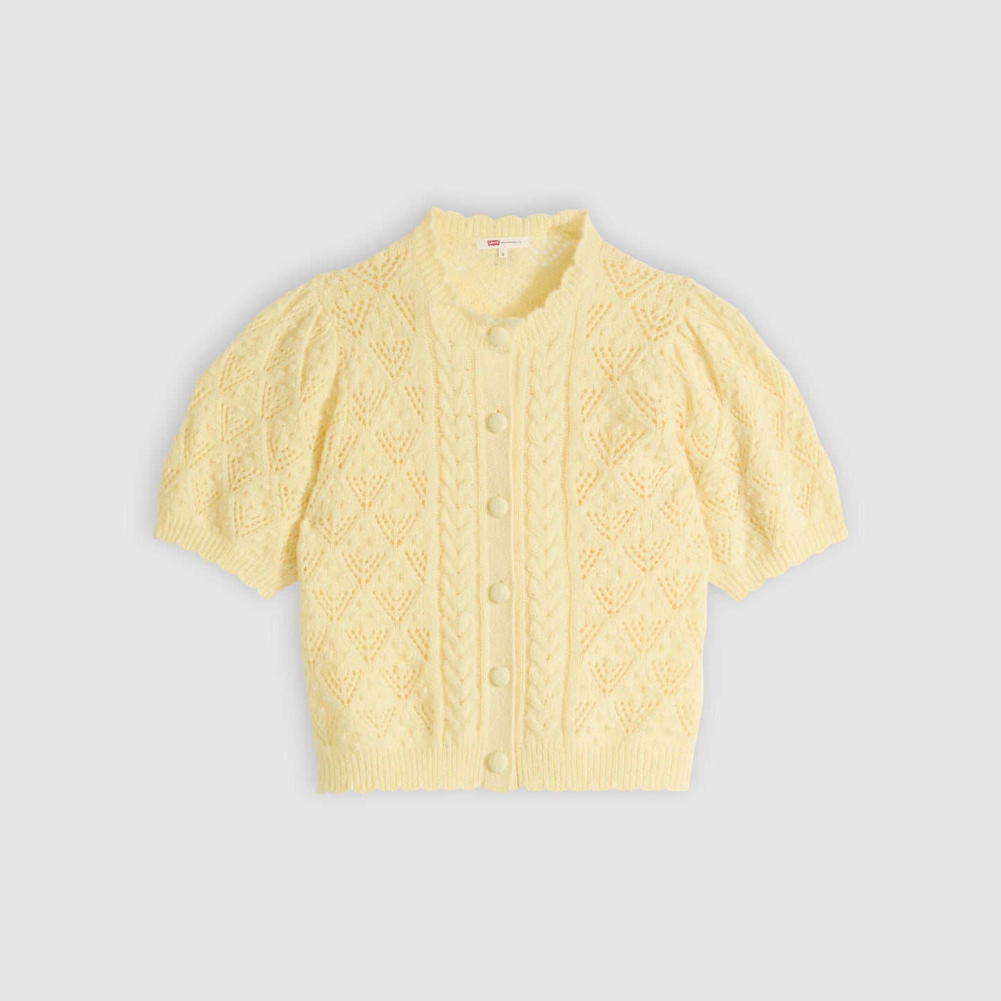 Levi's® Women's Pauline Pointelle Short-Sleeve Cardigan
