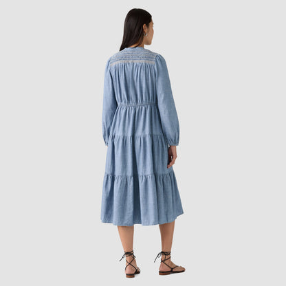 Levi's® Women's Seren Long-Sleeve Midi Dress