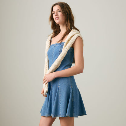 Levi's® Women's Denim Godet Dress