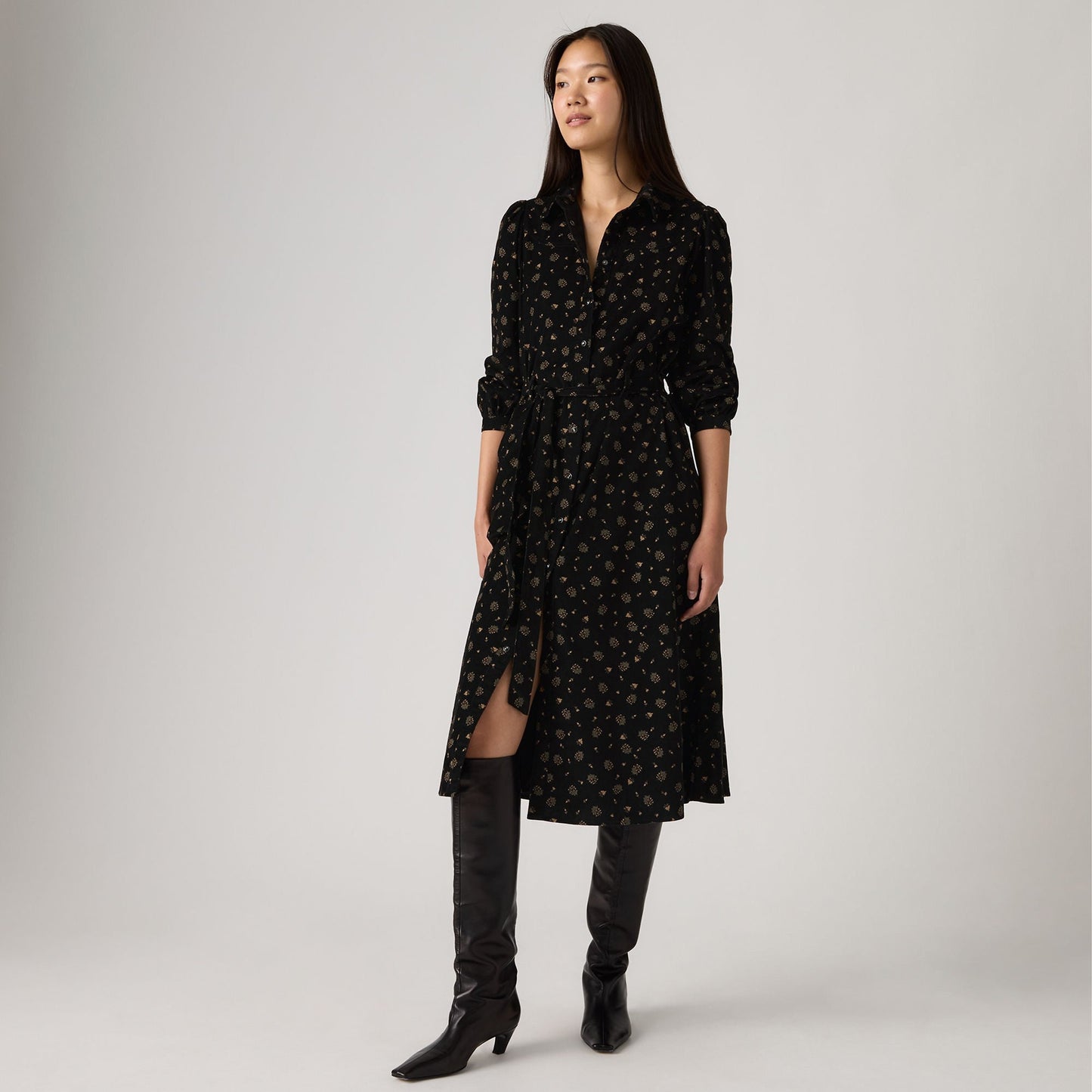 Levi's® Women's Journey Long-Sleeve Cord Dress