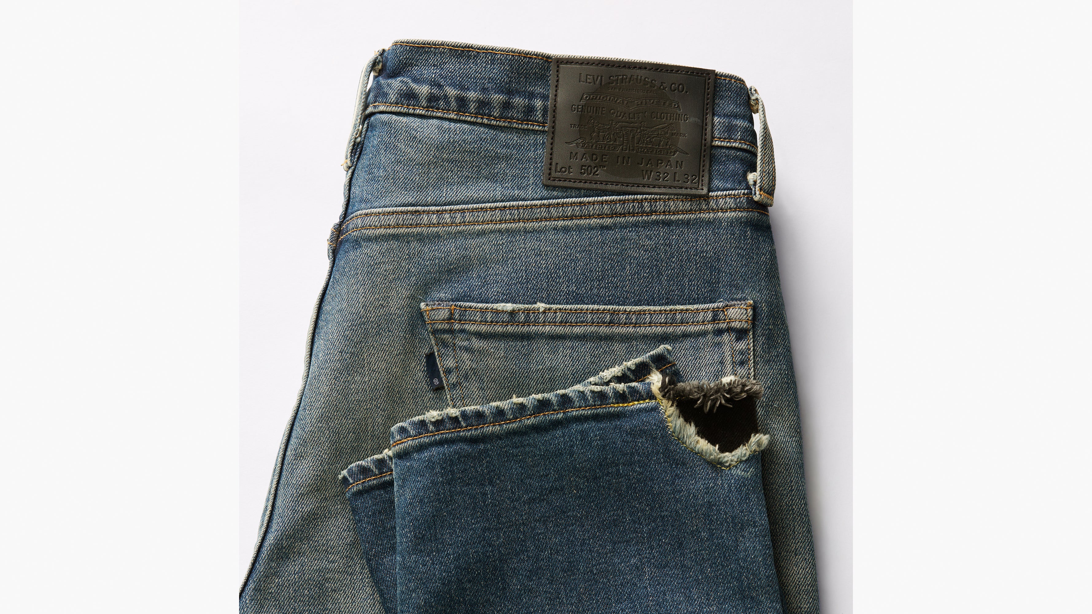 Levi's® Men's Made in Japan 502™ Taper Jeans Mij Ink Levi's ID