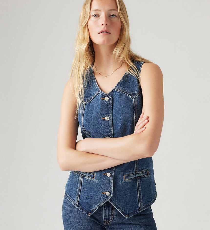 Levis denim vest outlet