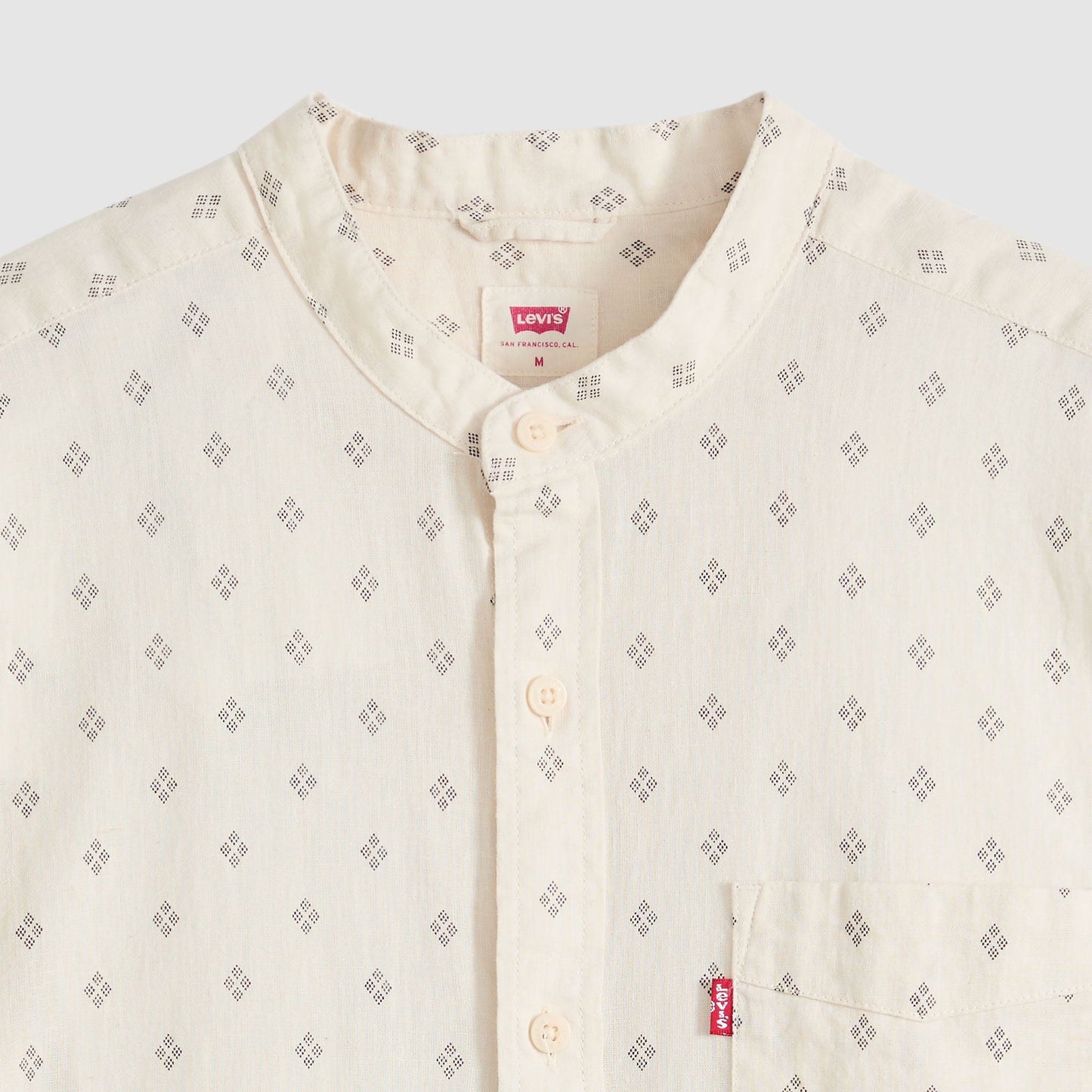 Levi's® Men's Short-Sleeve Banded Collar Shirt