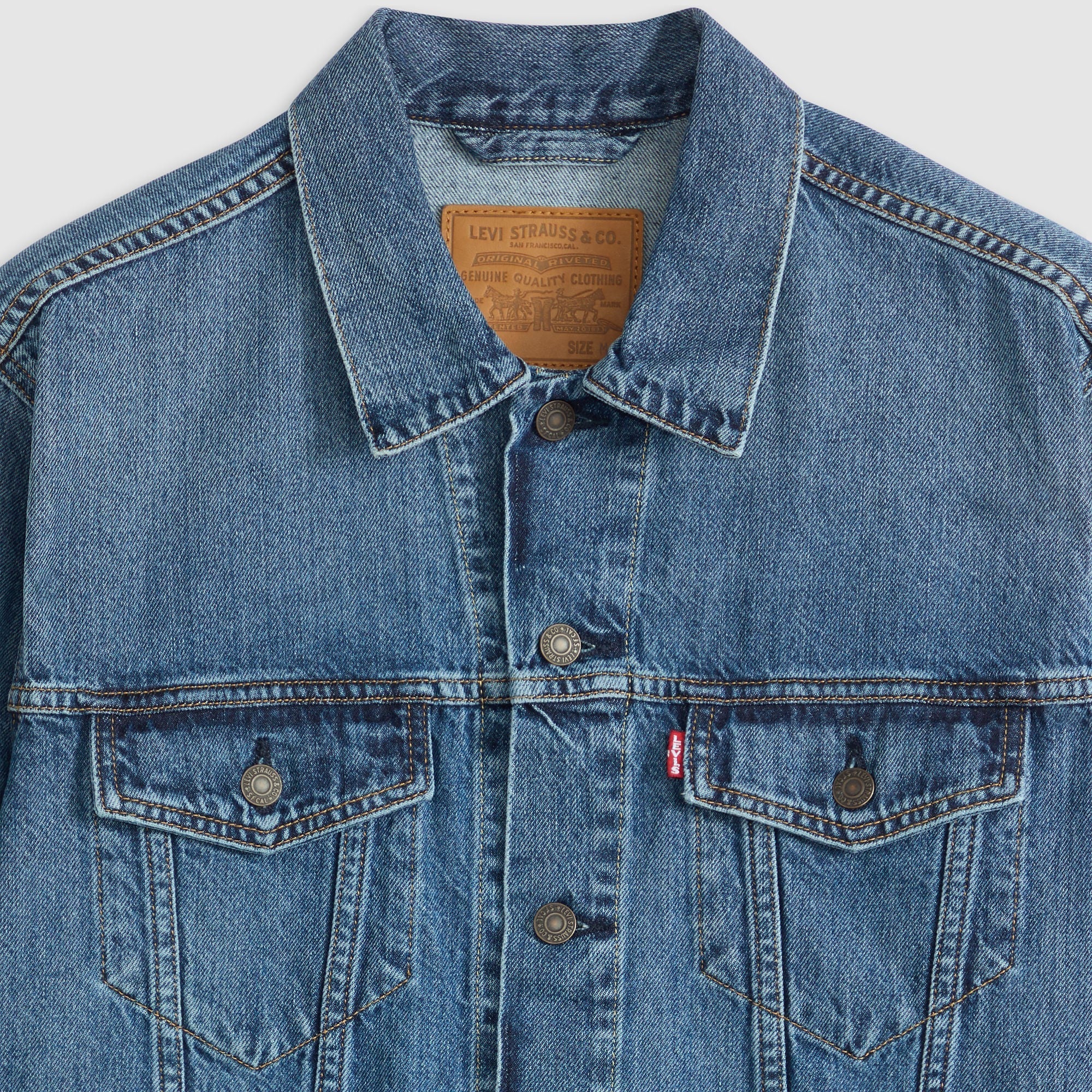 Levi's® Men's Relaxed Trucker Jacket Indigo Medium Levi's ID