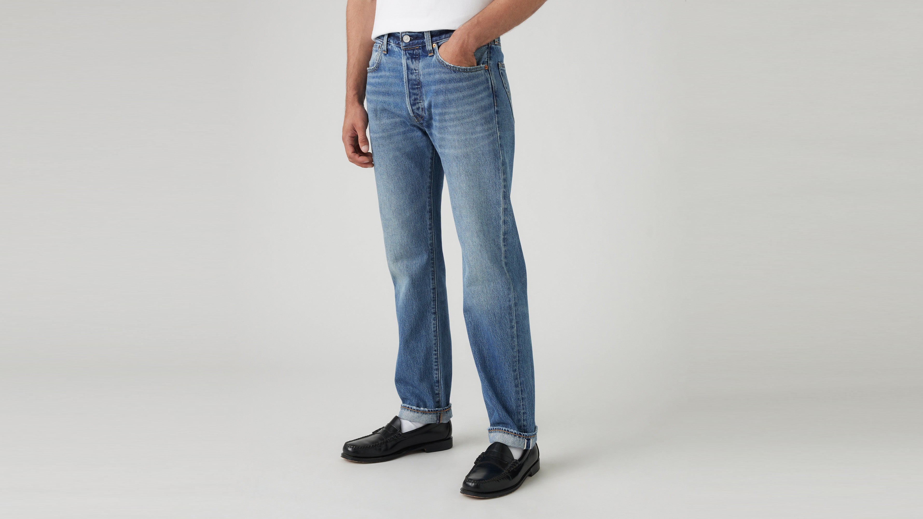 Levi's® Men's 501® Original Selvedge Jeans - Main Image