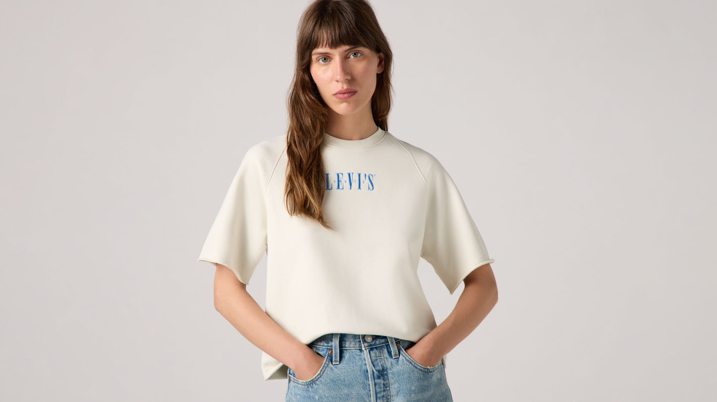 Levi's® Women's Diana Graphic Short-Sleeve Sweatshirt