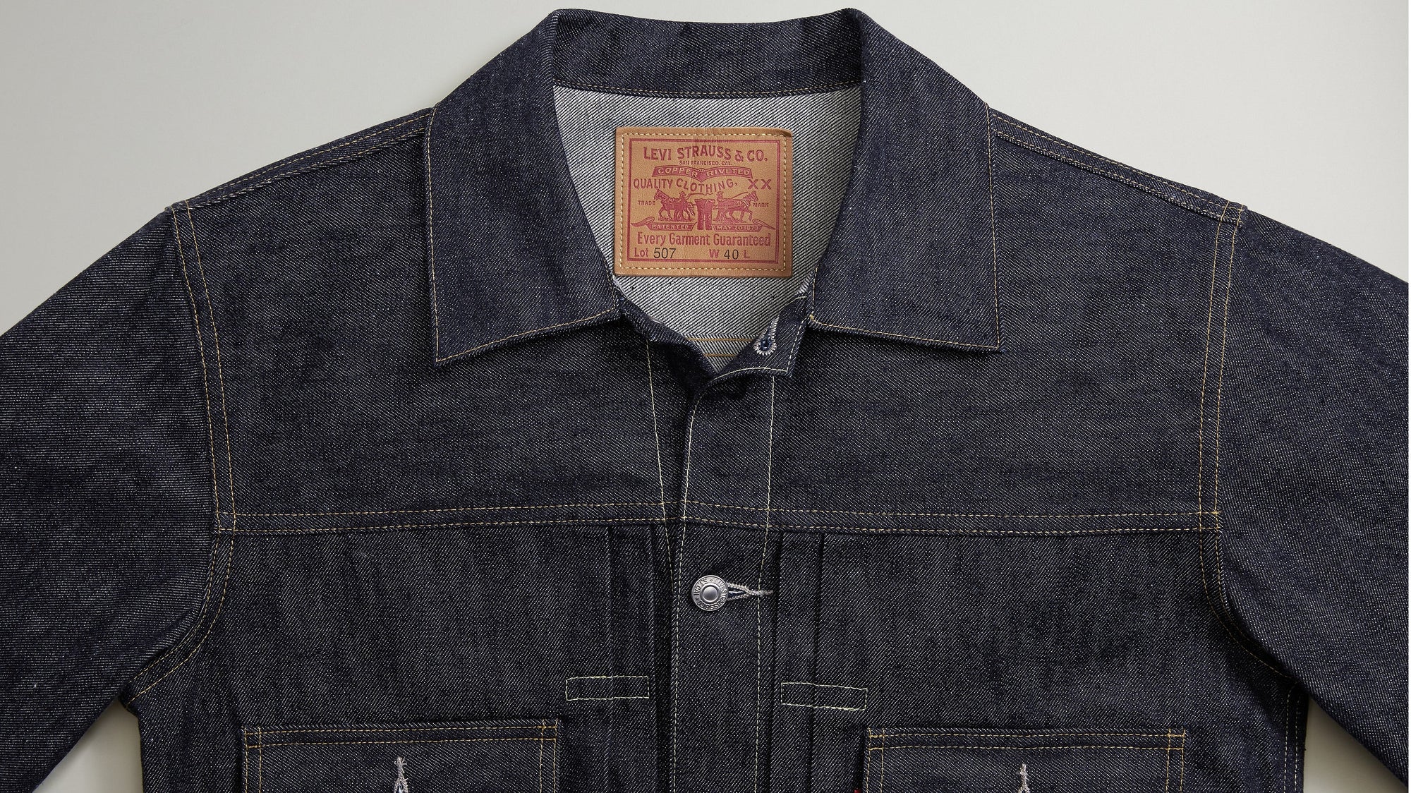Levi's® Vintage Clothing Men's 1953 Type II Jacket - Indigo Rigid