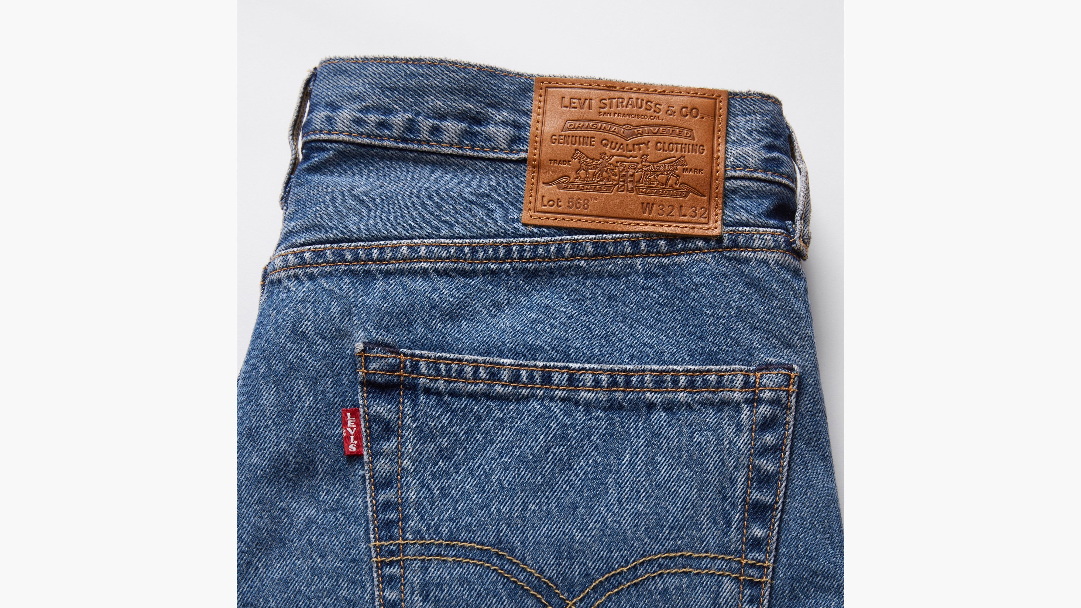 Mens Jeans Jeans W32 L32 Levi's® Men's 568™ Loose Straight Jeans