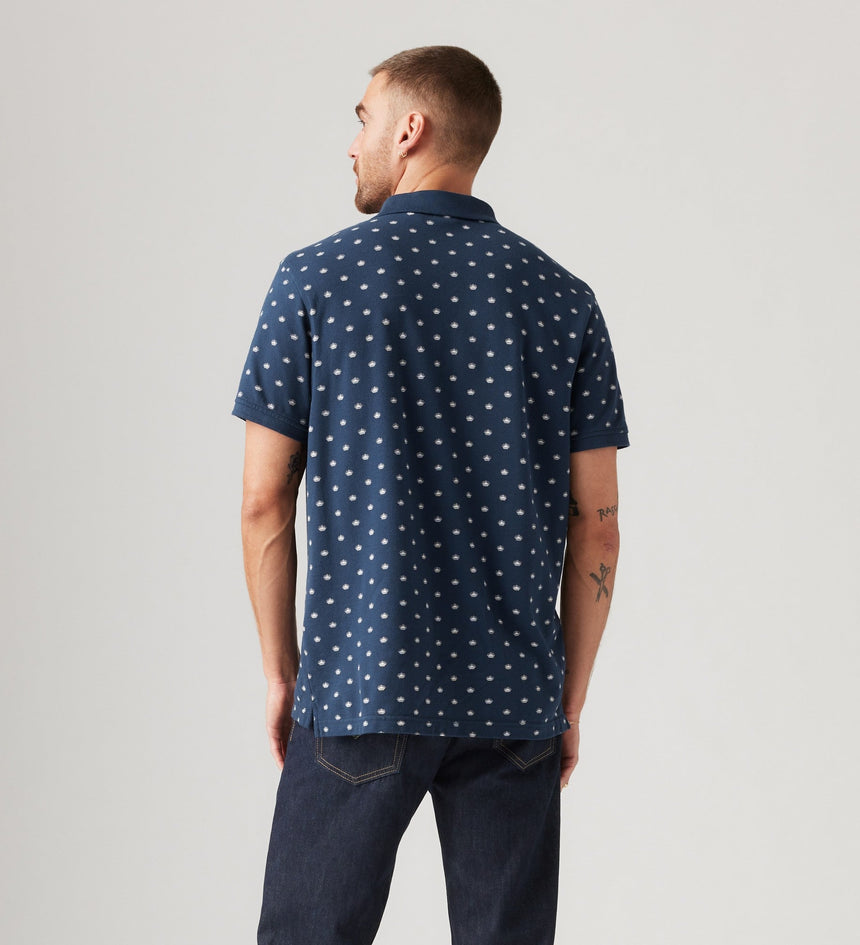 Levi's® Men's Housemark Polo Shirt Sunset Geo Dress Blues