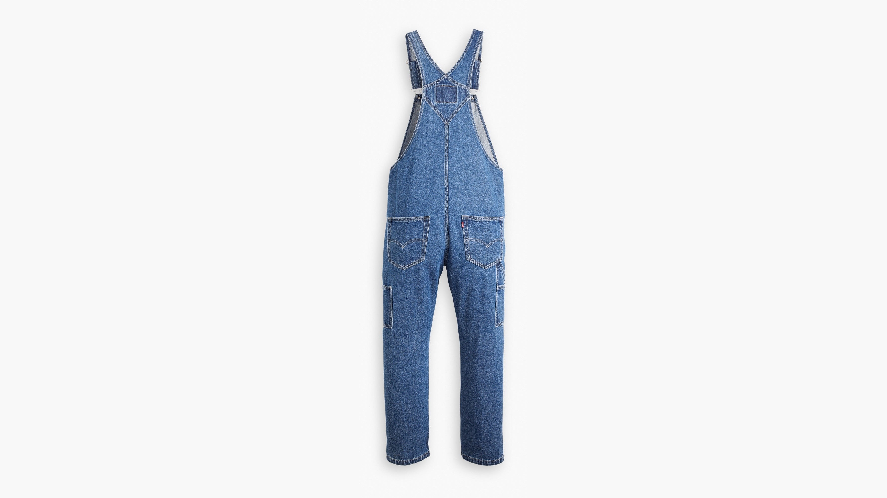 [ JEANS] Overall Denim Pants ☆送料込☆ NEW Mens Casual Denim Jeans Classic Overall Loose Pants