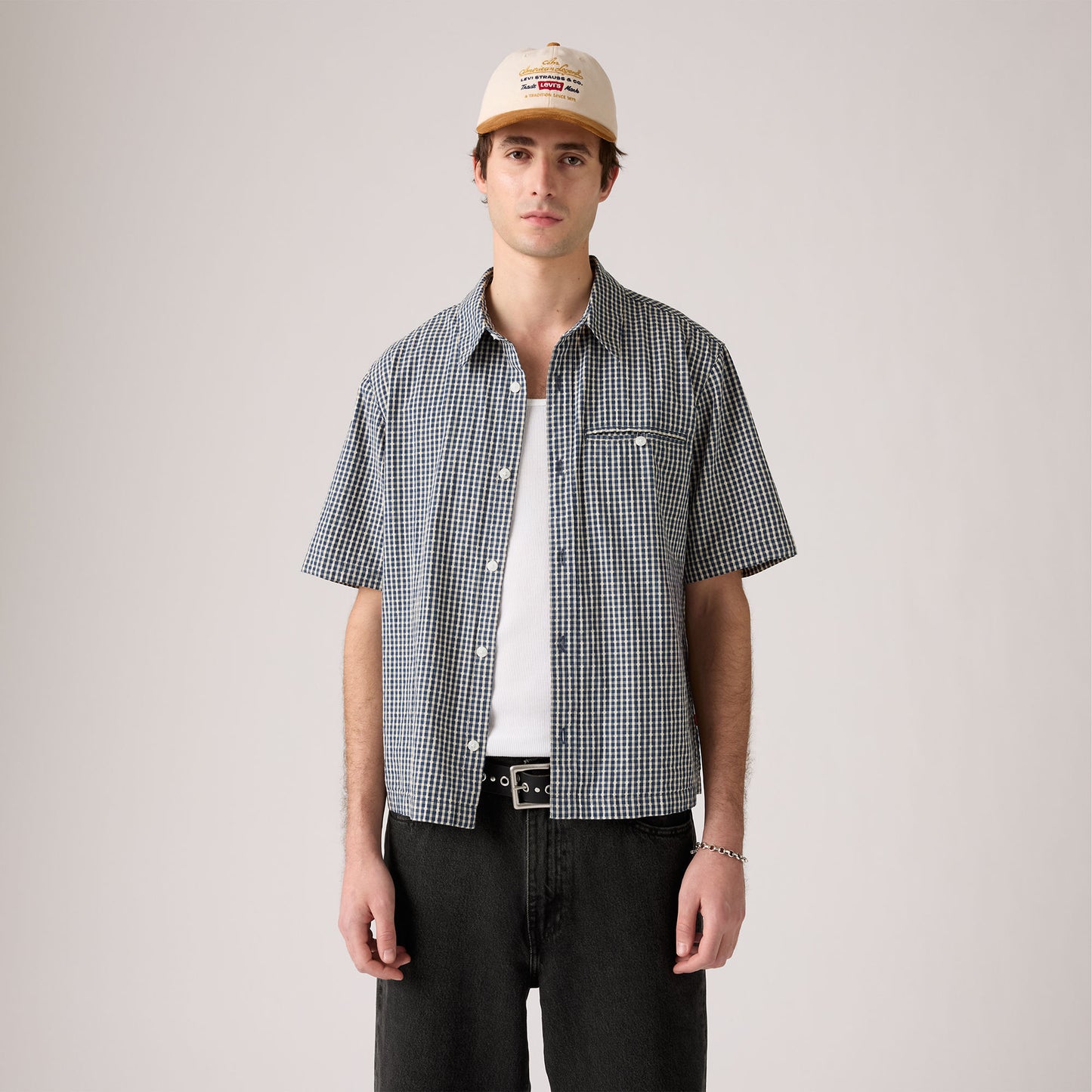 Levi's® Men's Short-Sleeve Zandt Cropped Shirt