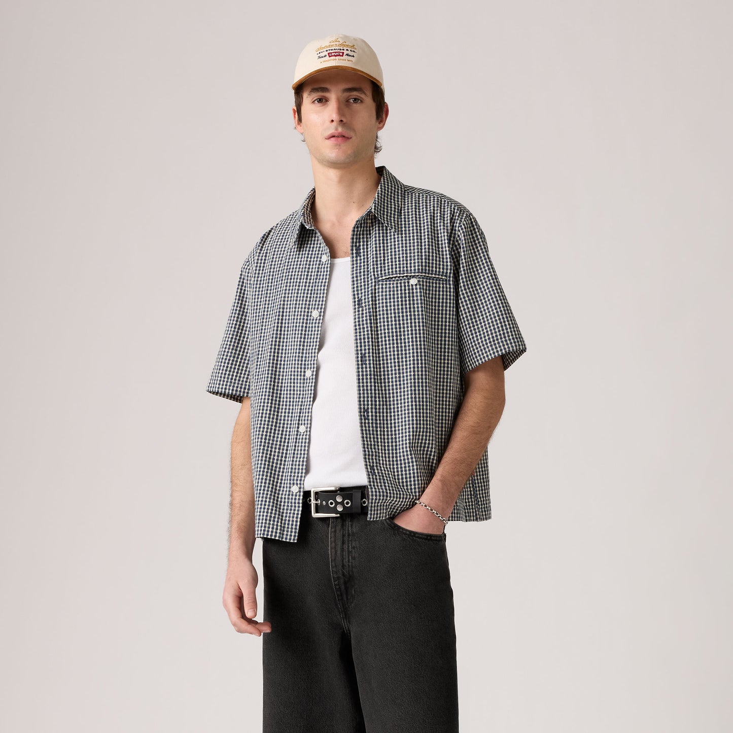 Levi's® Men's Short-Sleeve Zandt Cropped Shirt