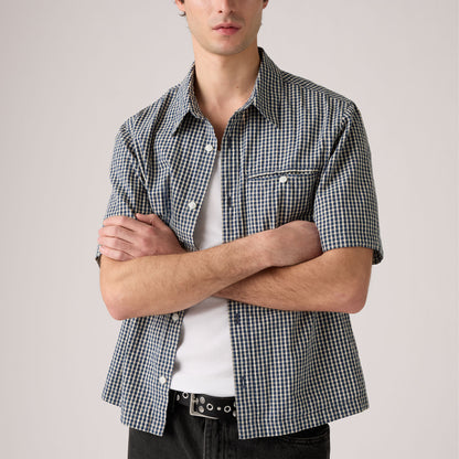 Levi's® Men's Short-Sleeve Zandt Cropped Shirt