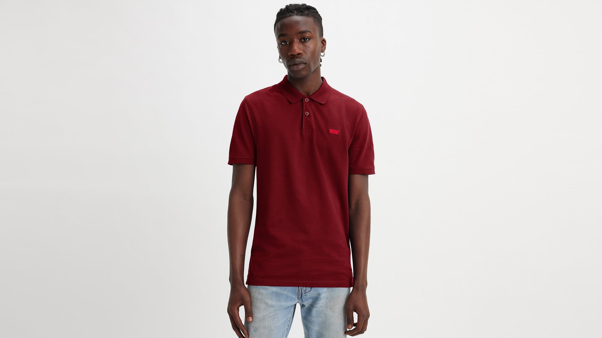 Levi's® Men's Slim Housemark Polo Shirt Chocolate Truffle