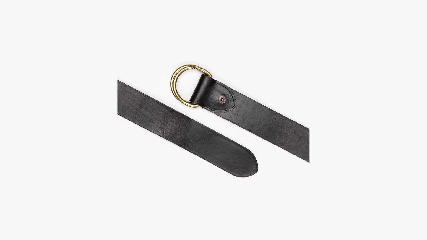 Levi's® Men's Washed Leather Ring Belt