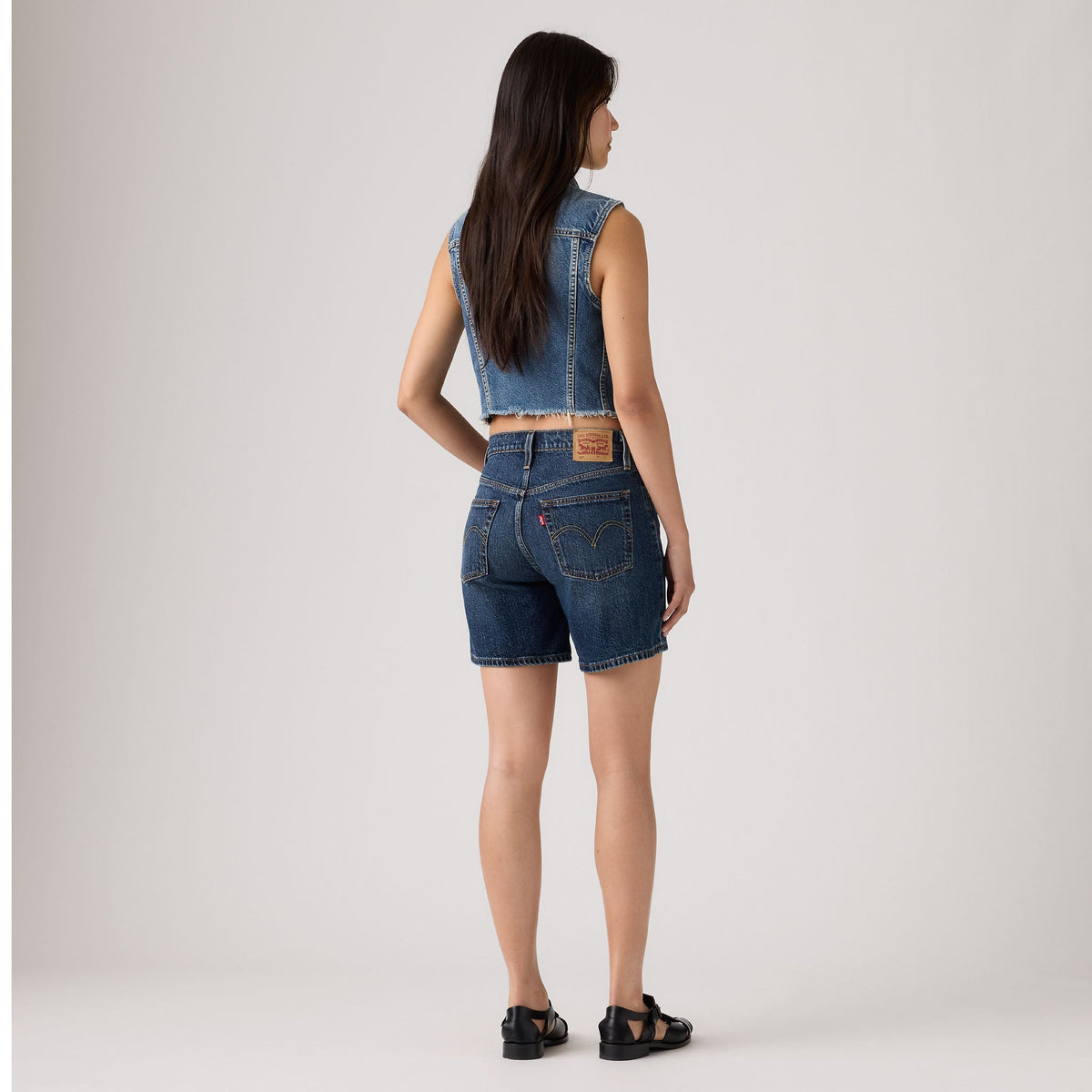 Levi's® Women's 501® Original High-Rise Mid-Thigh Jean Shorts