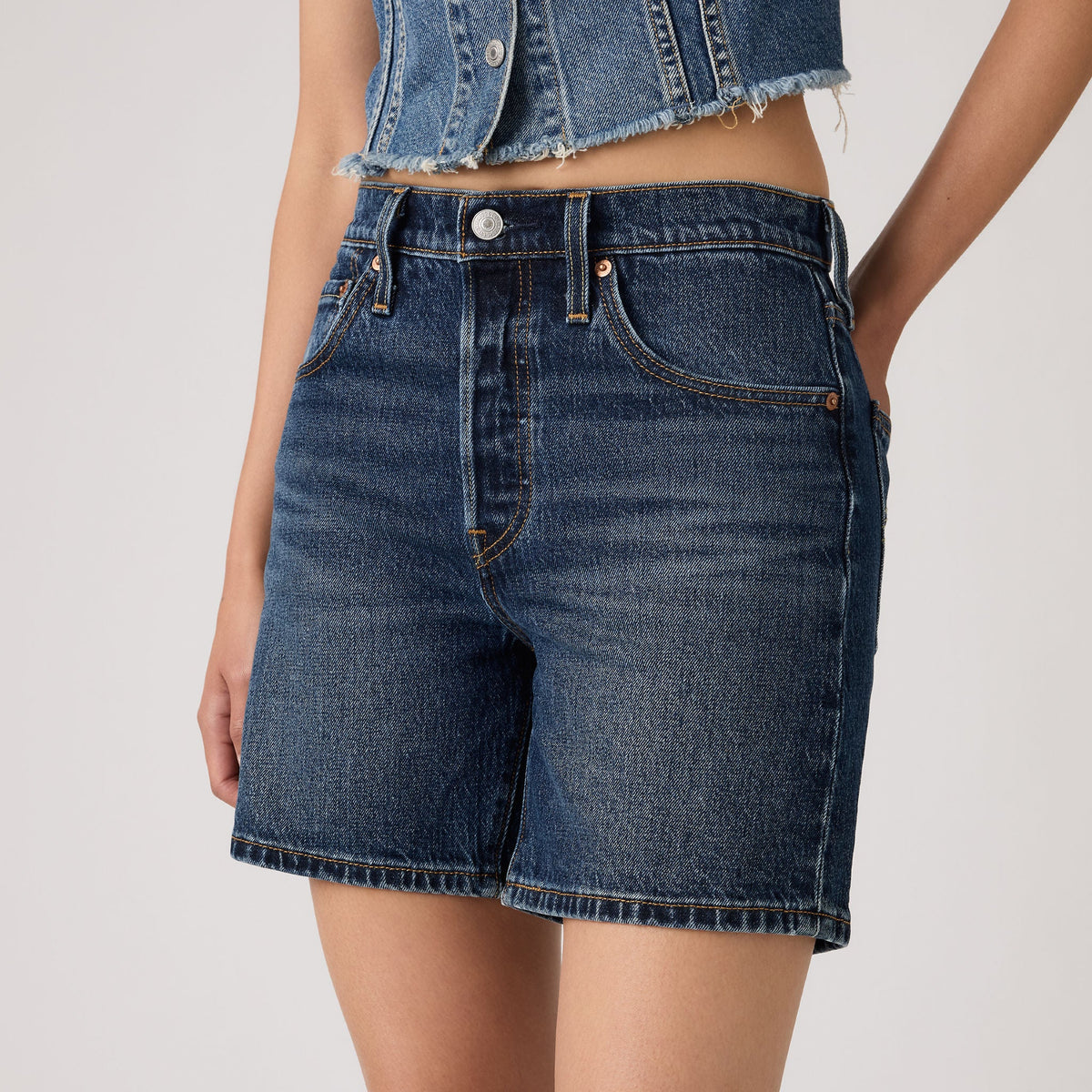 Levi's® Women's 501® Original High-Rise Mid-Thigh Jean Shorts