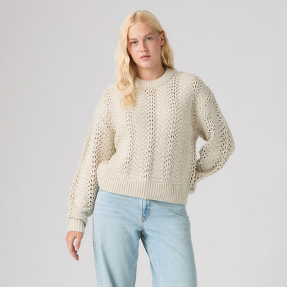 Levi's® Women's Charlotte Pointelle Crewneck Sweater