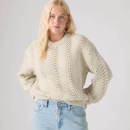 Levi's® Women's Charlotte Pointelle Crewneck Sweater