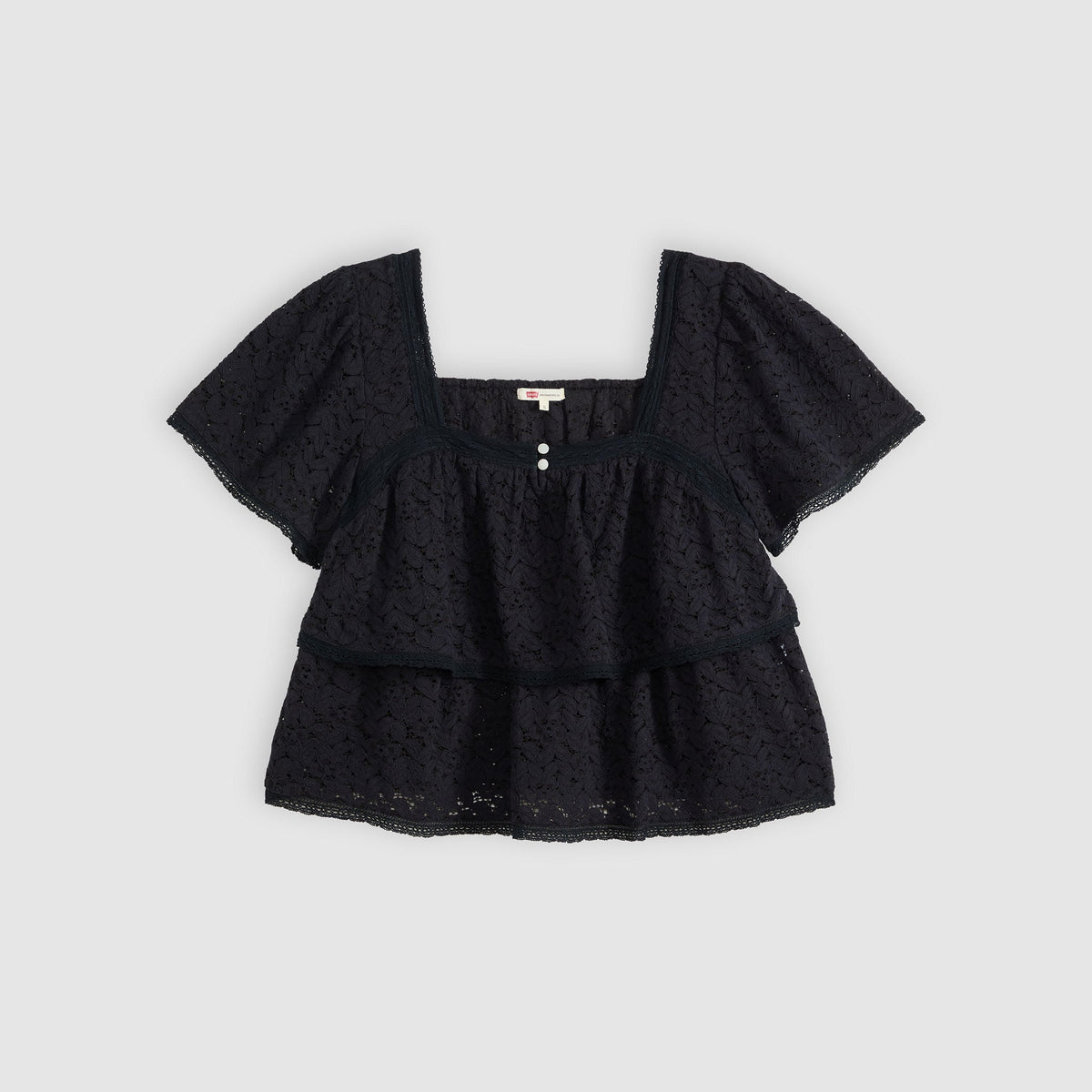 Levi's® Women's Dom Short-Sleeve Lace Blouse