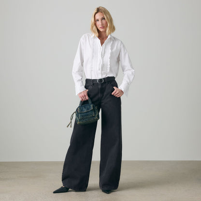 Levi's® Women's Harlie Boyfriend Tuxedo Ruffle Shirt
