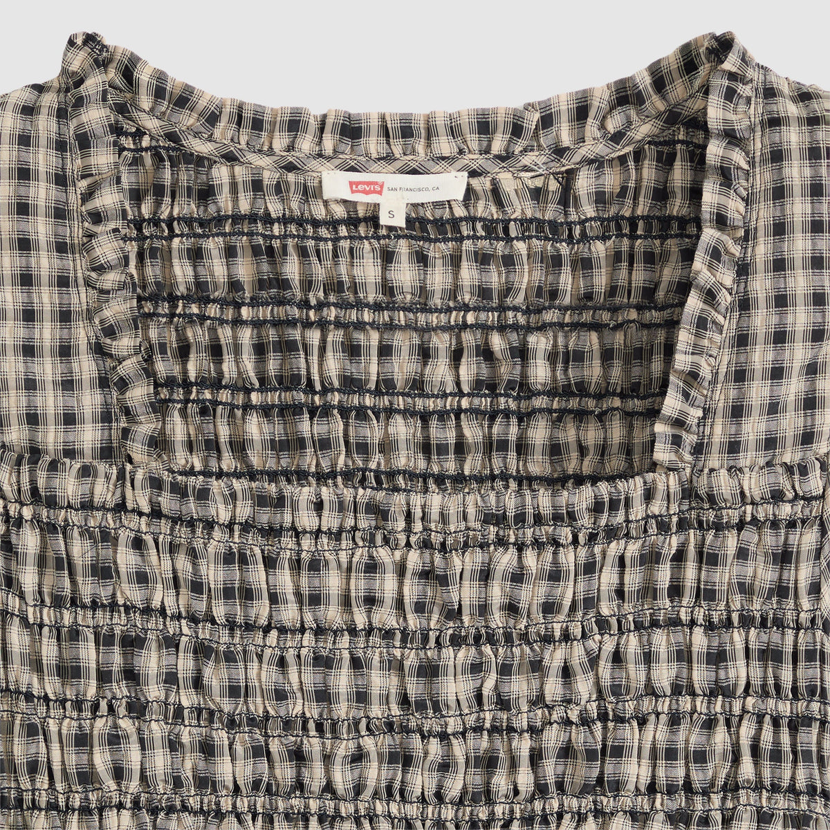 Levi's® Women's Heather Long-Sleeve Ruched Blouse