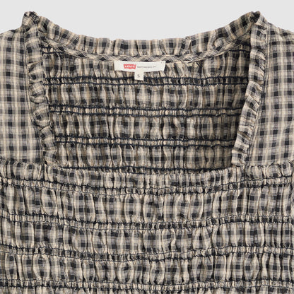 Levi's® Women's Heather Long-Sleeve Ruched Blouse