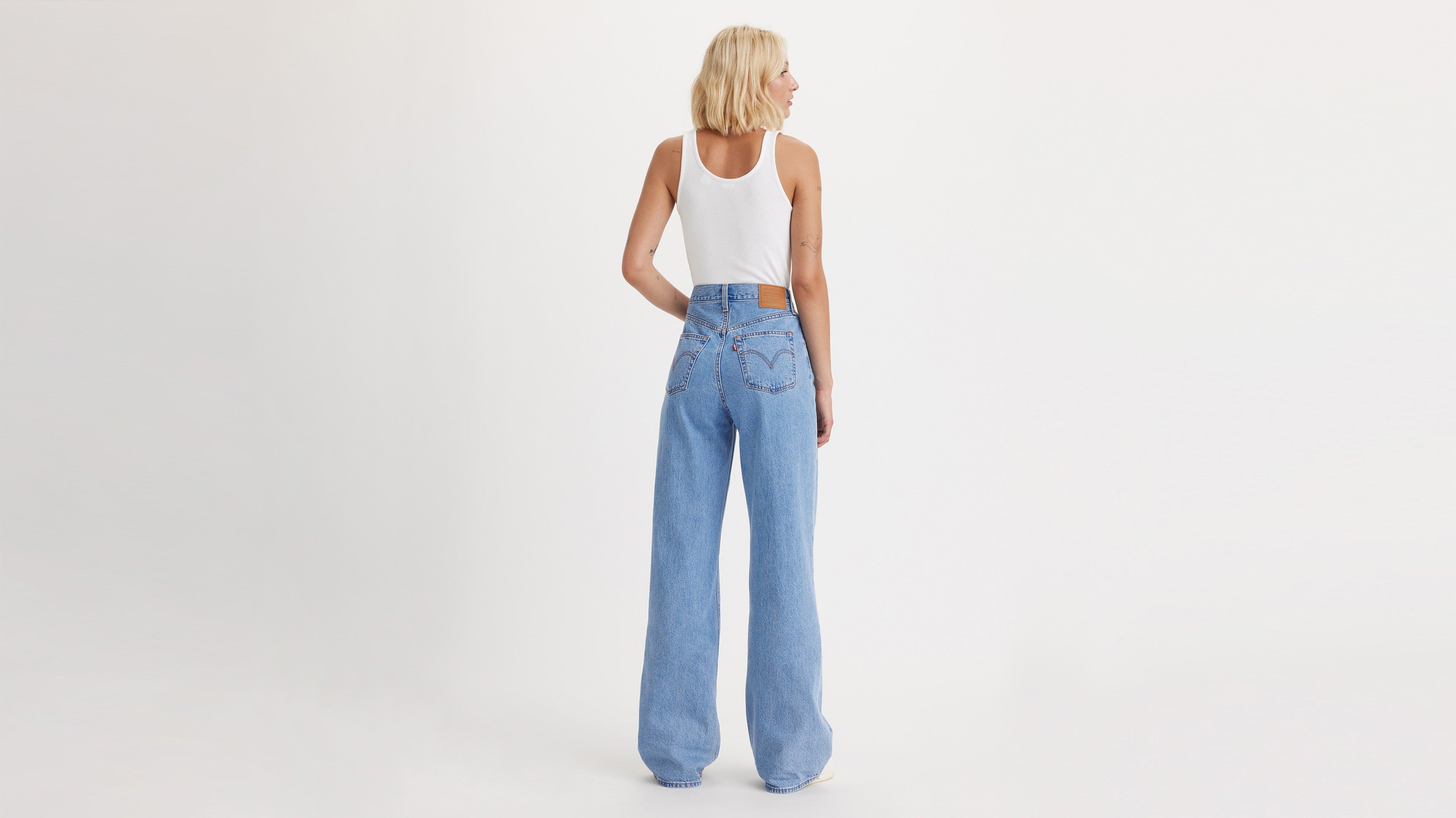 Ribcage Wide Leg Women's Jeans - Dark Wash | Levi's® US