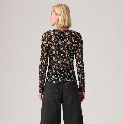 Levi's® Women's Seraphina Lace Long-Sleeve Top