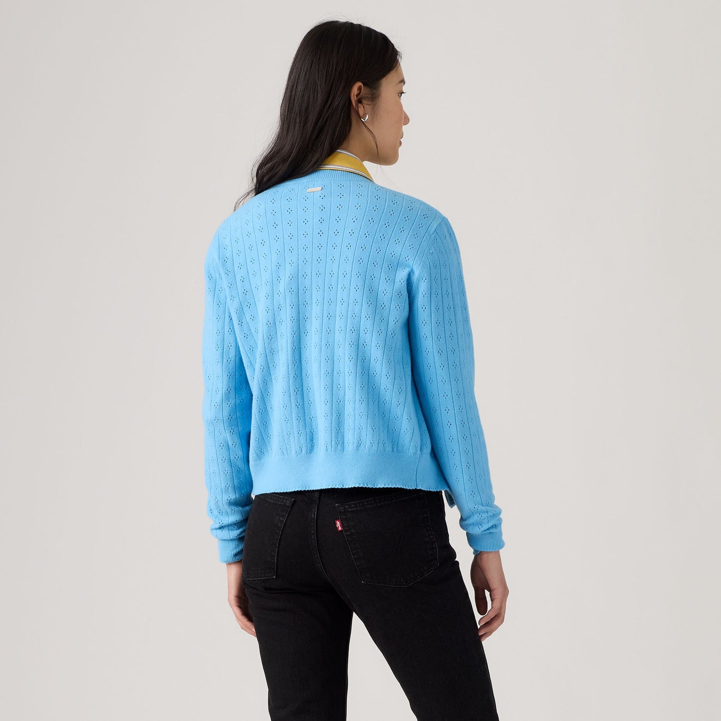 Levi's® Women's Supersoft Pointelle Crewneck Cardigan