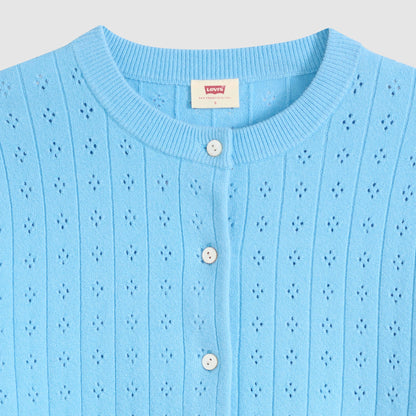 Levi's® Women's Supersoft Pointelle Crewneck Cardigan