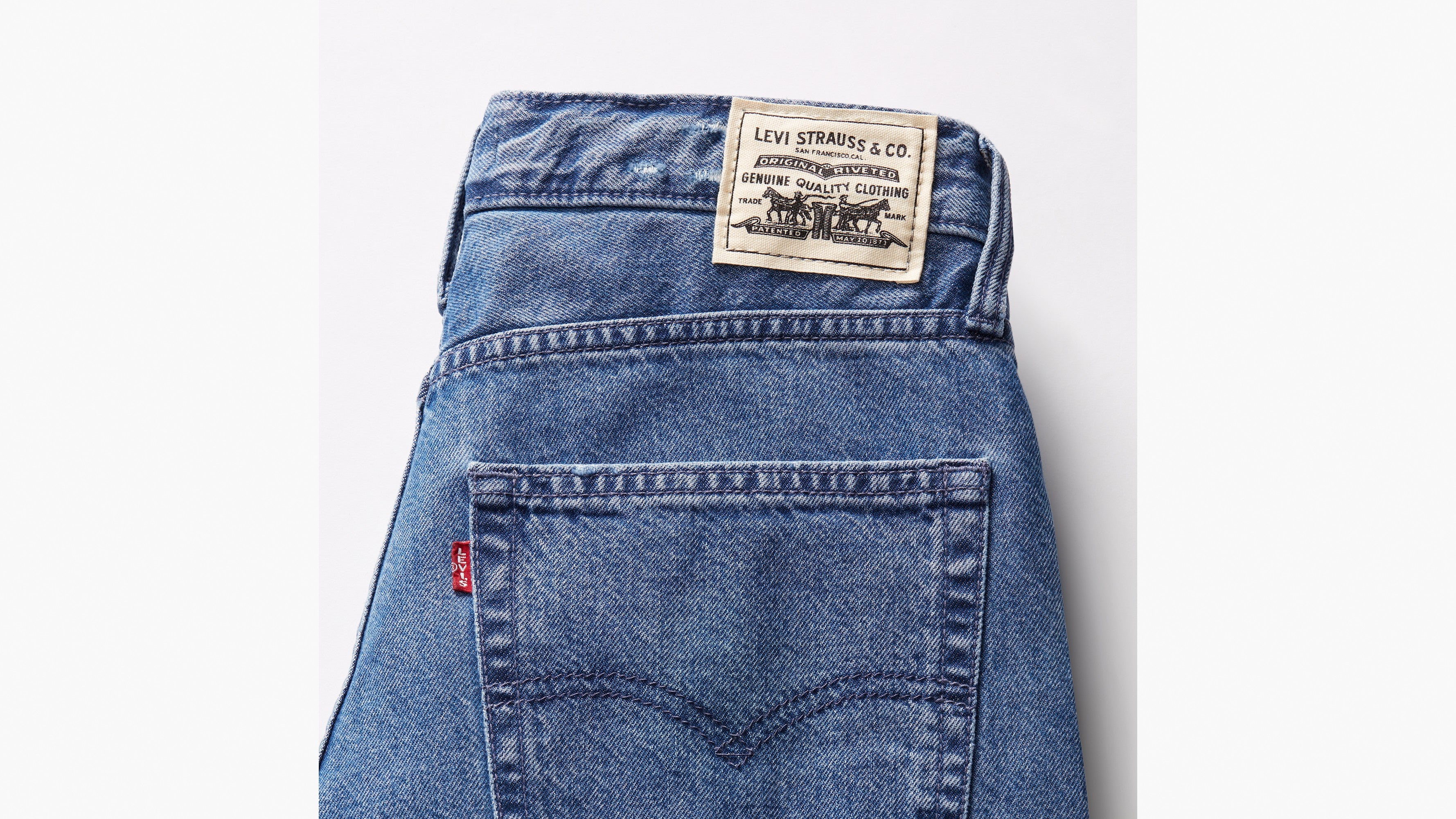Denim Fabric Levi Strauss First Jeans Levi's® Women's WellThread