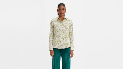 Maeve Blouse Elodie Floral Moss
